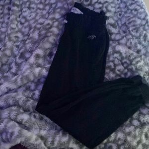 high rise hollister sweat pants